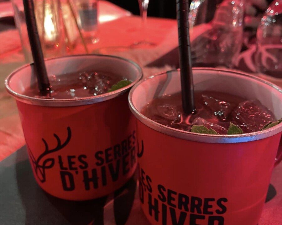 L'apéritif du Restaurant ephemere les serres d'hiver à Namur